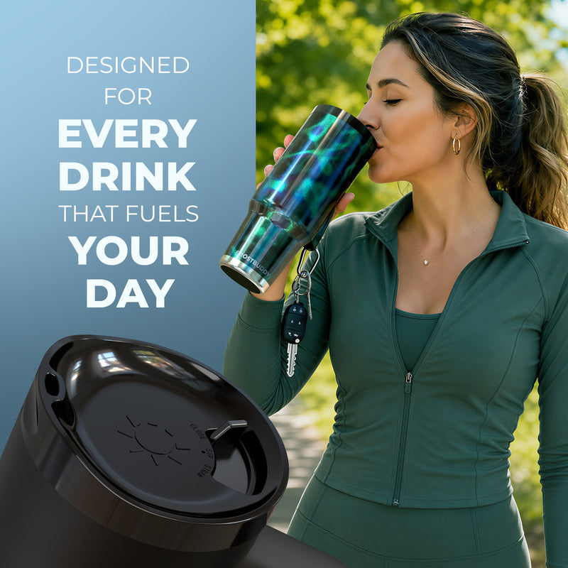 Thicc Buddy 50oz | Purple Glitz ONE